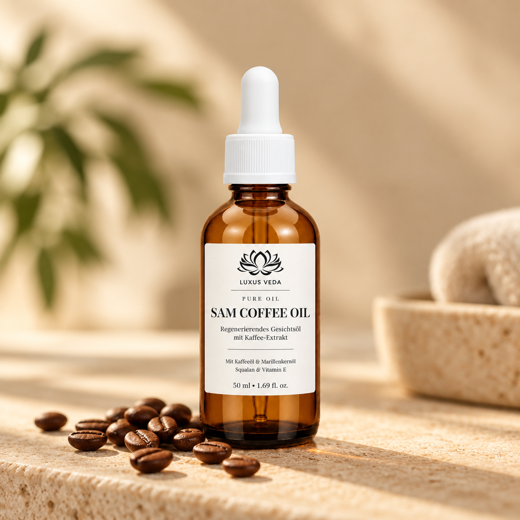 SAM Coffee Oil Gesichtsöl mit Kaffeeöl, LUXUS VEDA, Ansicht 2